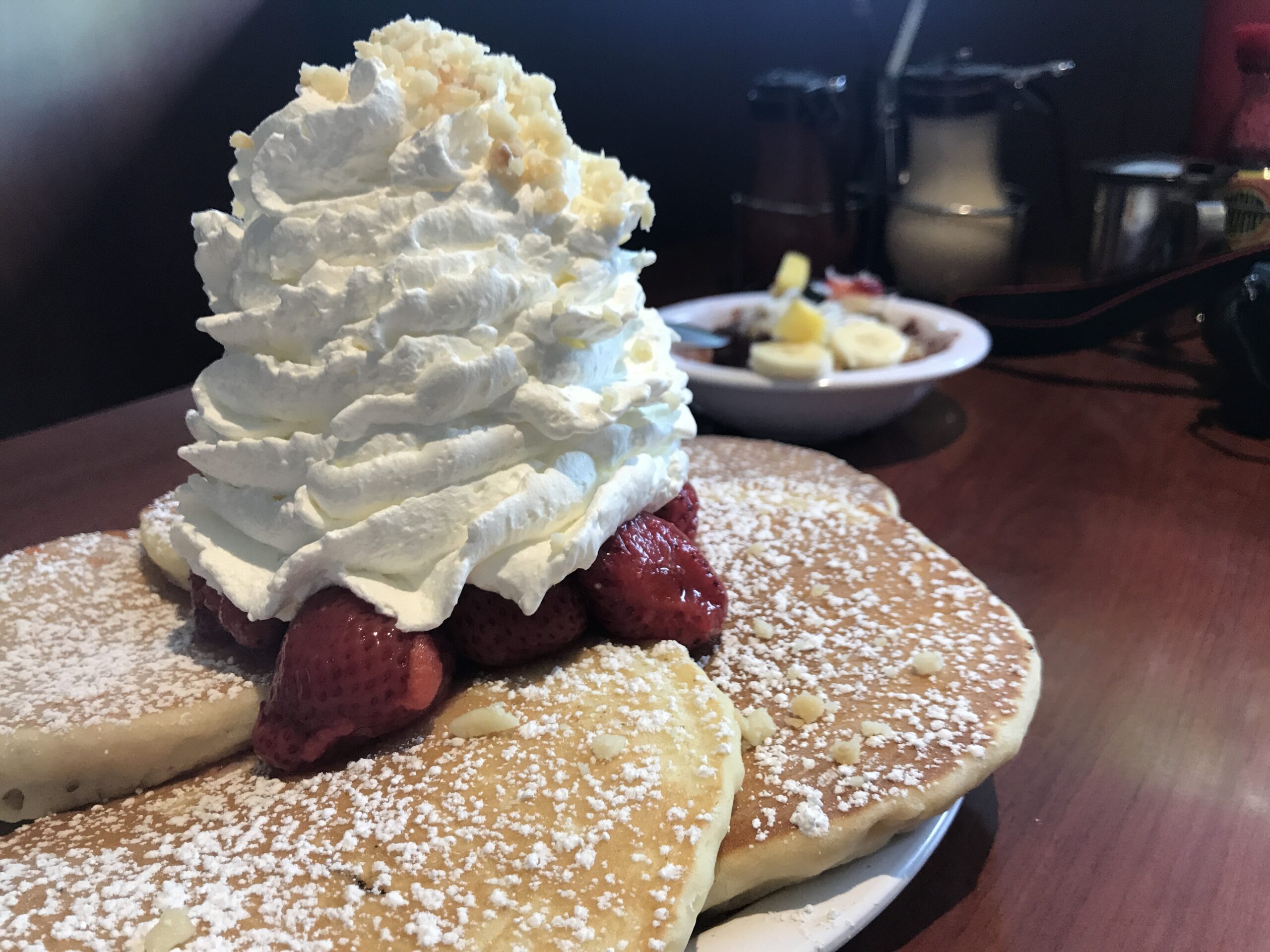 エッグズンシングスの名物パンケーキ