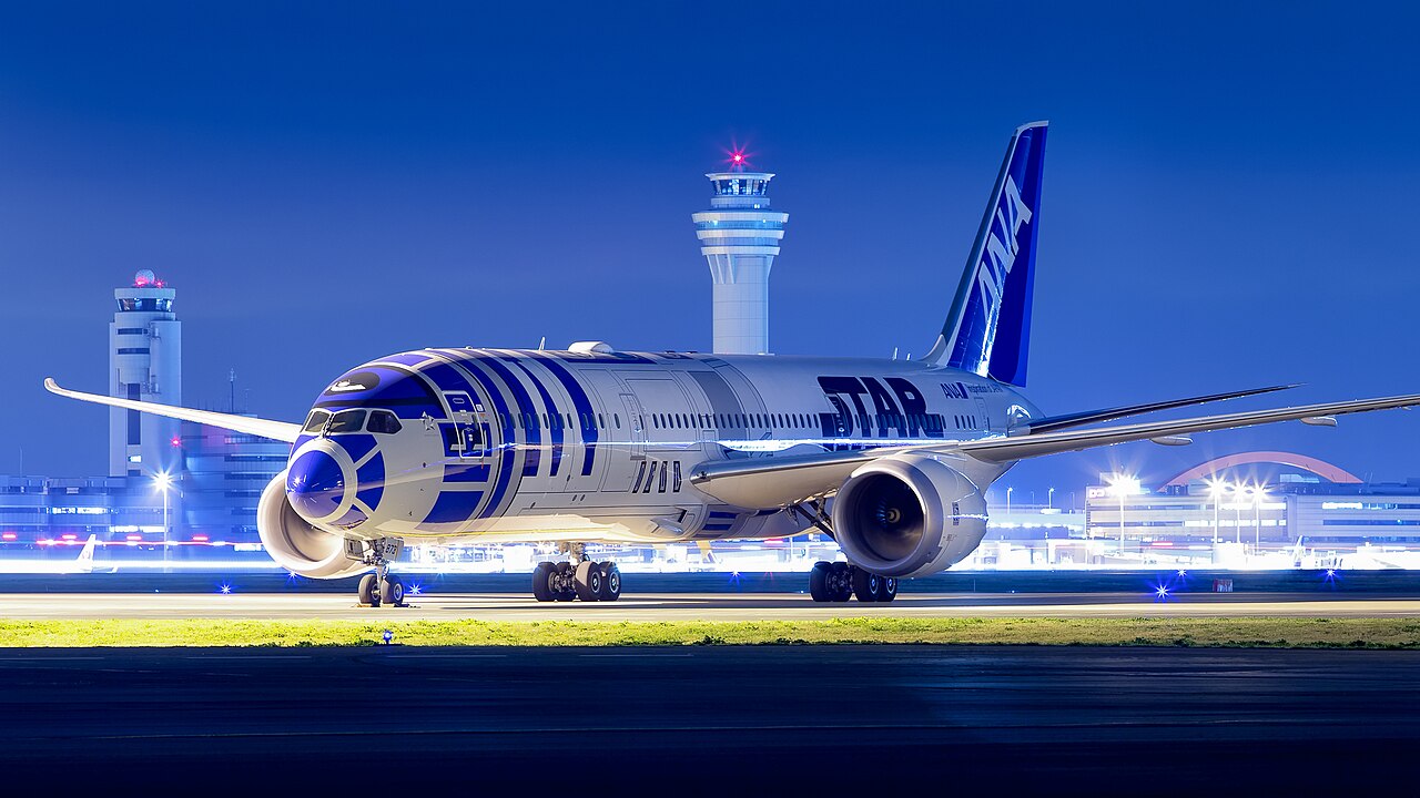 ANAボーイング787-9型機