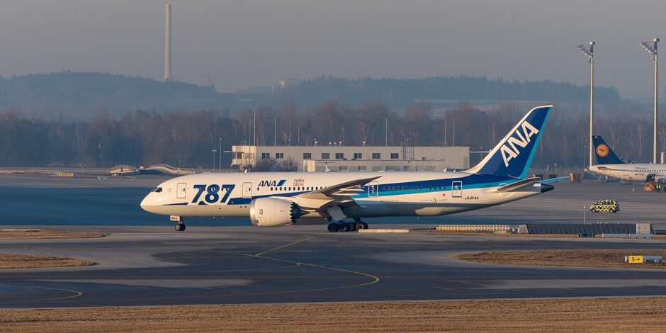 ANAのボーイング787型機