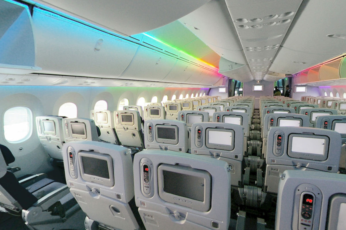 ANAのボーイング787型機