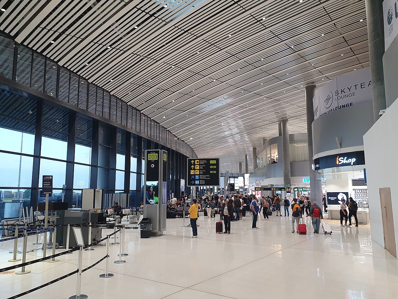 トクメン国際空港の外観
