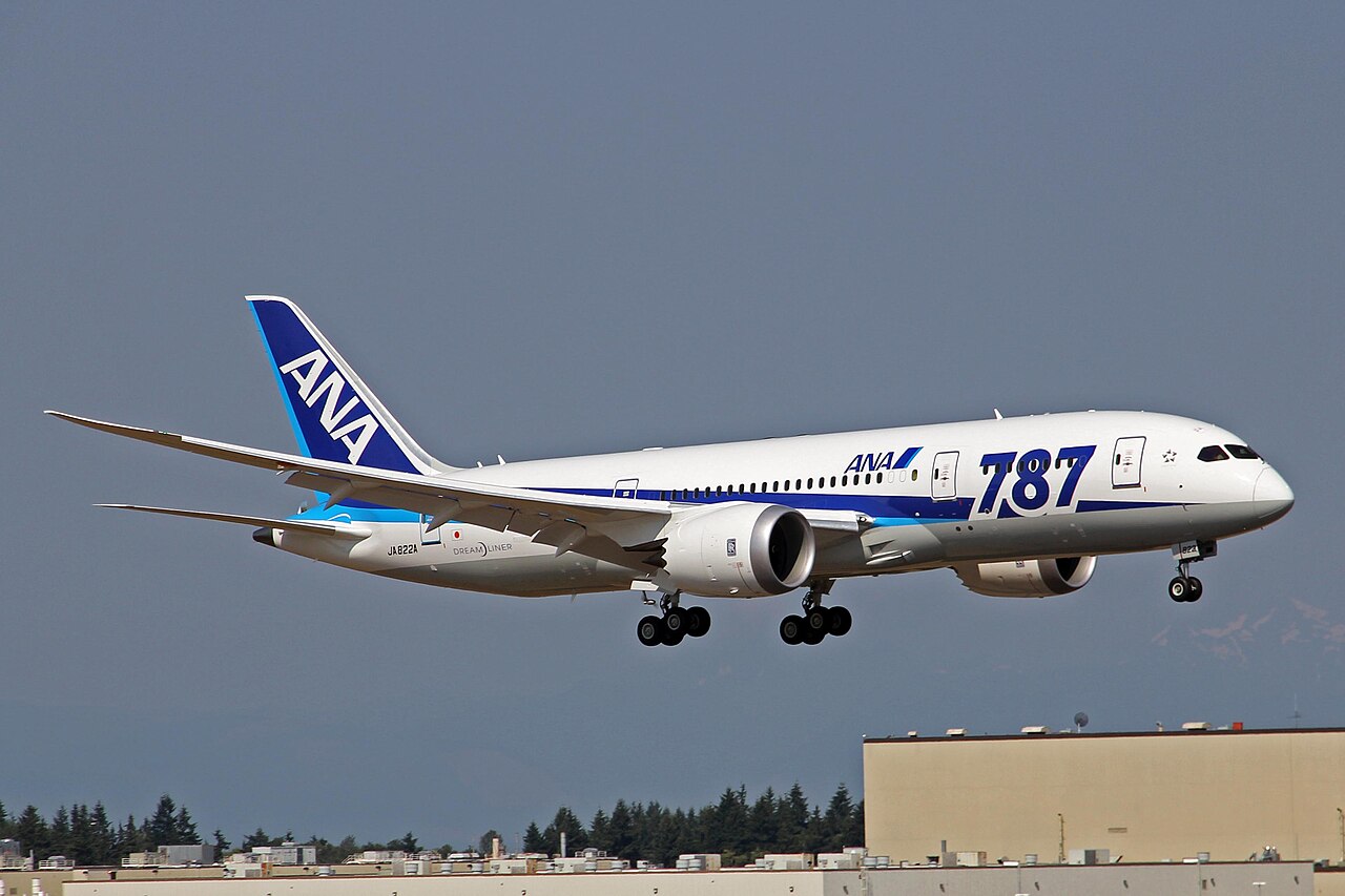 ANAのボーイング787型機