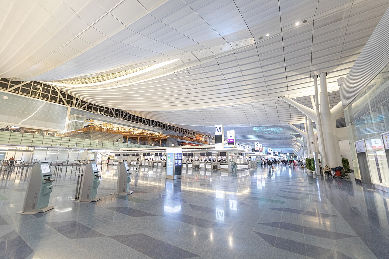 羽田空港第3ターミナルのゲート周辺