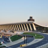 ワシントン・ダレス空港のターミナル建屋
