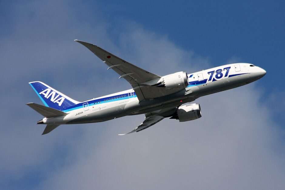 ANAの国際線旅客機