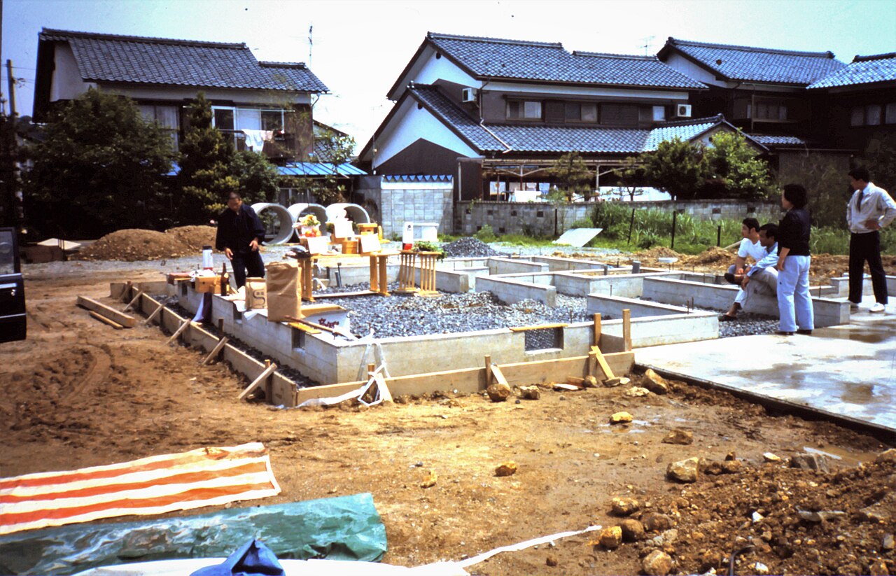 建設中の注文住宅