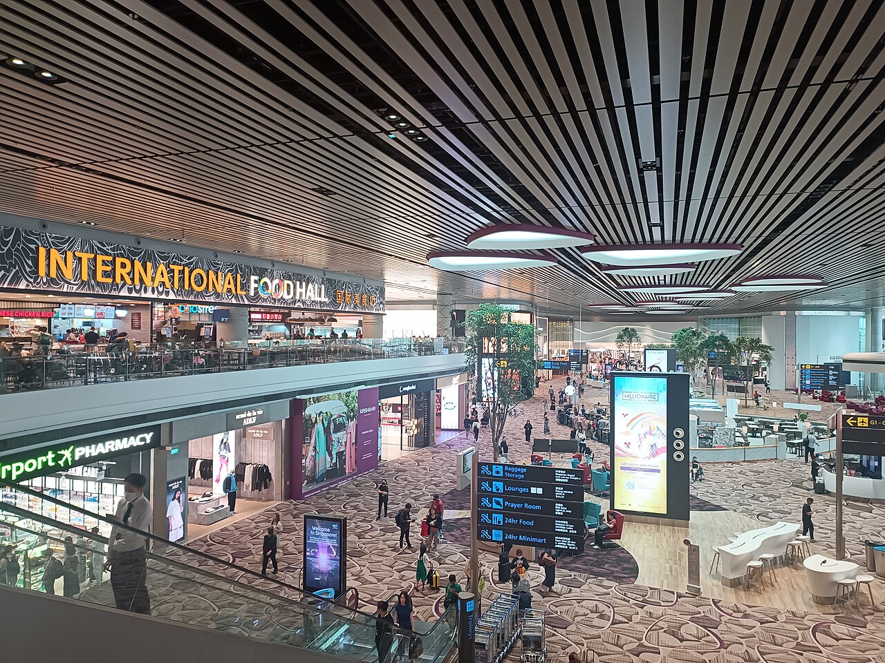 シンガポール・チャンギ空港のターミナル