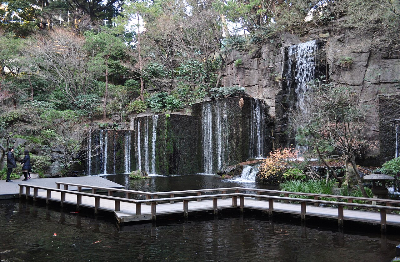 雅叙園東京 日本庭園の滝