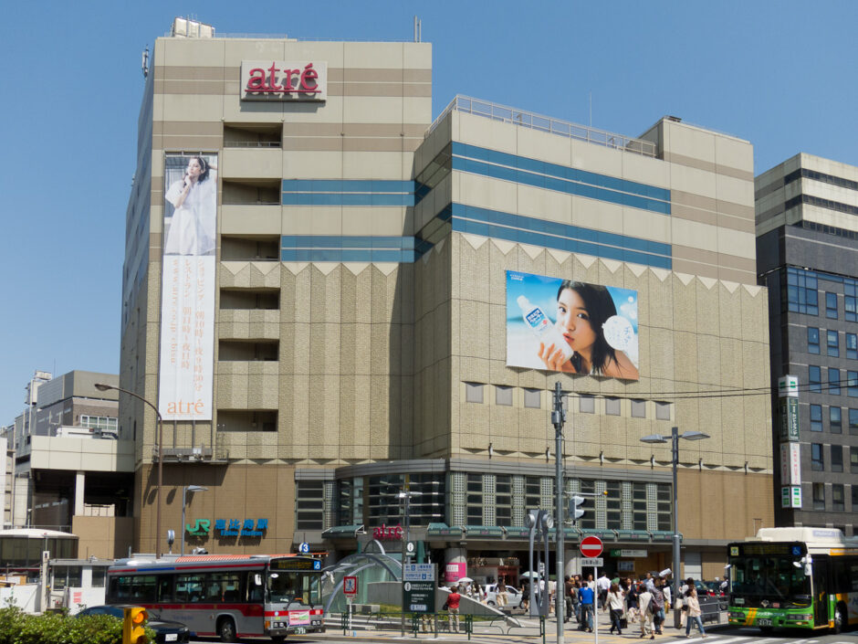 東京・恵比寿駅周辺の商業地区