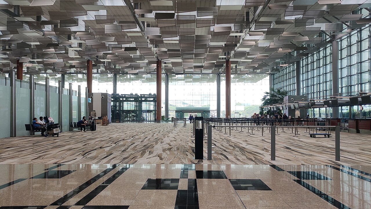 シンガポール・チャンギ空港のターミナル外観